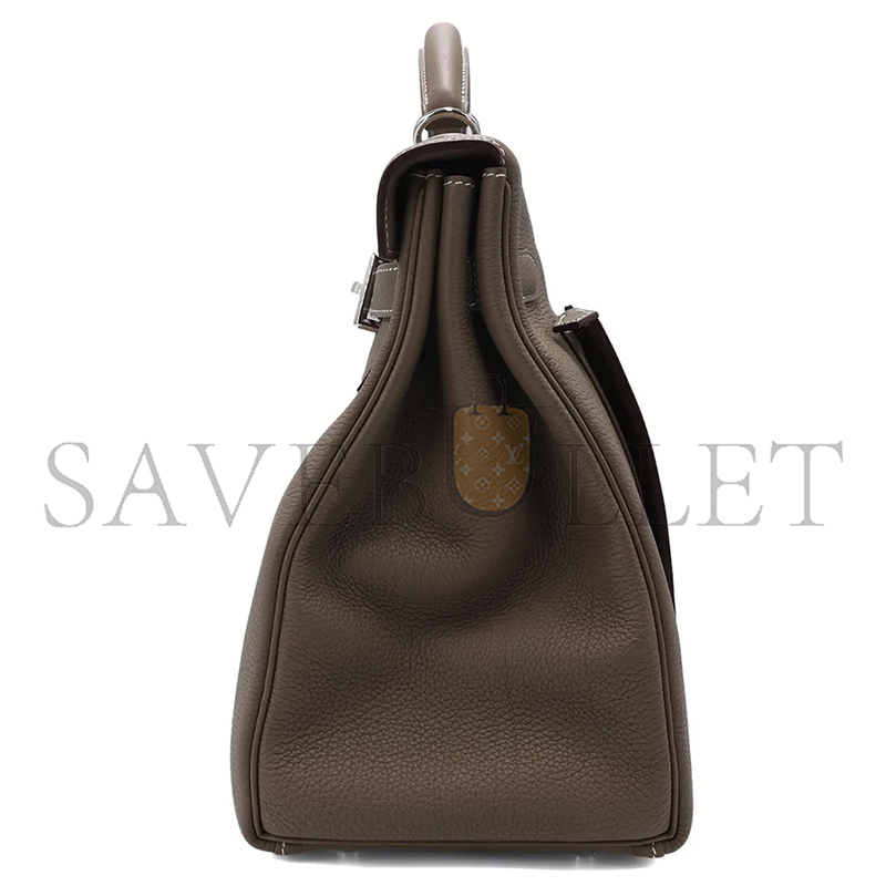 HERMES TOGO MAXI KELLY 42 RETOURNE PALLADIUM HARDWARE 19276 (42*27*17cm)